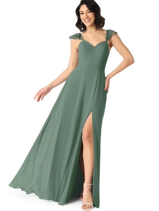 eucalyptus green formal dress Wedding Tie Swatch